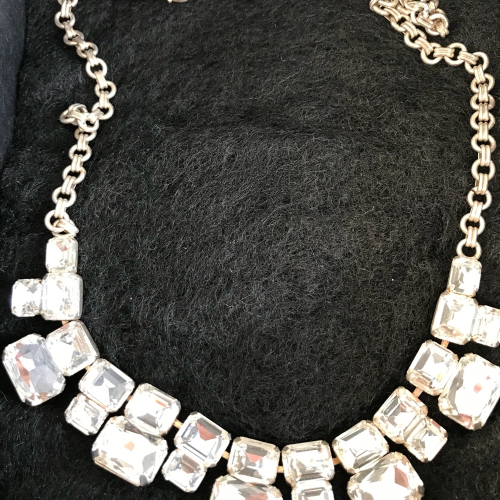 Statement Rhinestone Necklace - Picture 4 of 8